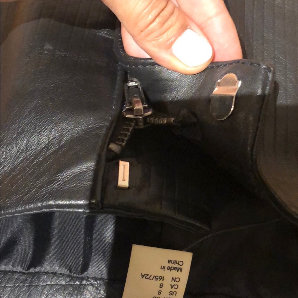 Leather Mini Skirt - Picture 6 of 6